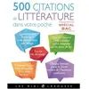 Larousse 500 citations de français dans votre poche