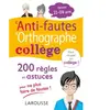 ISBN L'ANTI-FAUTES d'ORTHOGRAPHE, spécial COLLEGE Daniel Berlion (Auteur)