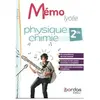 Bordas Mémo lycée : physique-chimie - 2de - cahier de l'élève (édition 2022)