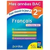 ISBN Mes années Bac Pour réussir le jour J Français 2de Sylvain Ledda (Auteur)