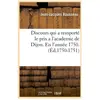 Discours qui a remporté le prix a l'academie de Dijon. En l'année 1750...