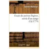 Essais de poésies légères, suivis d'un songe