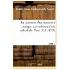 Le serment des hommes rouges : aventures d'un enfant de Paris. Tome 1