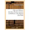 Ode sur l'alliance des deux illustres maisons de Béthune et de Séguier