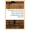 Paléographie des classiques latins d'après les plus beaux manuscrits d...