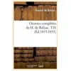 Oeuvres complètes de H. de Balzac. T16 (Éd.1853-1855)