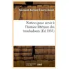 Notices pour servir à l'histoire littéraire des troubadours (Éd.1835)