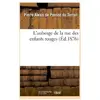Hachette Bnf L'auberge de la rue des enfants rouges