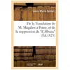 De la Translation de M. Magalon a Poissy, et de la suppression de 'L'A...