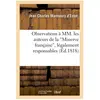Observations à MM. les auteurs de la 'Minerve française', légalement r...