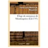 Hachette Bnf Éloge de monsieur de Montesquieu