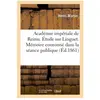 Académie impériale de Reims. Étude sur Linguet. Mémoire couronné dans ...