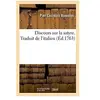 Discours sur la satyre. Traduit de l'italien