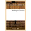 Librairie : Melanges