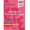 Dunod Je prépare : concours professeur des écoles : français et maths - oral