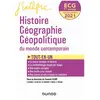 Dunod ECG 1re année Histoire Géographie Géopolitique - 2021 - Tout-en-un