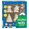 1 2 3 Soleil Mes Jolies Figurines De Noël À Peindre