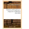 Tablettes philosophiques, religieuses et littéraires