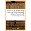 Hachette Bnf Notice sur M. Miquel, curé-doyen de l'église paroissiale de Saint-Alexandre, de Bédarieux