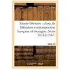 Musée littéraire, choix de littérature contemporaine française et étra...
