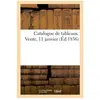 Hachette Bnf Catalogue de tableaux. Vente, 11 janvier