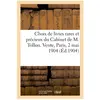 Choix de livres rares et précieux du Cabinet de M. Tollon. Vente, Hôte...