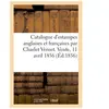 Catalogue d'estampes anglaises et françaises par Charlet Vernet. Vente...