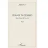 L'harmattan Géologie du désarroi