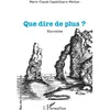 L'harmattan Que dire de plus ?