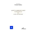 L'harmattan Love's labour lost de Shakespeare