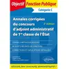 Ellipses Annales corrigées du concours d adjoint administratif de l Ét...
