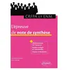 Ellipses L'épreuve de note de synthèse au CRFPA et à l'ENM