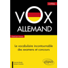 Ellipses Vox Allemand: Le vocabulaire incontournable des examens et concours classé par niveaux