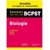 Ellipses Biologie BCPST - Annales corrigées et commentées - Concours 2...