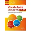Ellipses Vocabulaire espagnol 1re Tle toutes séries B1-B2: Classement par notions au programme