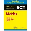 Ellipses Maths. ECT. Annales corrigées et commentées. Concours 2019/2020/2021/2022
