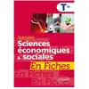 Ellipses Spécialité Sciences économiques et sociales en fiches - Terminale