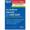Ellipses Le système éducatif en 1000 QCM