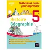 Hatier Méthodes et outils pour apprendre - histoire-géographie - 5e - cahier de l'élève