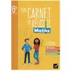 Hatier Mon carnet de réussite maths 6e - Ed 2022 - Cahier élève broché