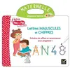 Hatier Livre ardoise Téo et Nina MS - Lettres majuscules et chiffres