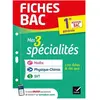 Hatier Fiches bac - Mes 3 spécialités 1re générale : Maths, Physique-chimie, SVT broché