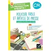 Hatier Policier, Fable Et Article De Presse Cm - 3 Projets D'écriture Pas À Pas