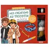 PHILIPPE AUZOU Mes Créations Au Tricotin Avec Zoé Et Léo - 1 Tricotin En Bois Inclus
