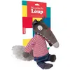Auzou Éditions Ma peluche loup habillée - marinière et jean