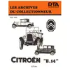 ETAI CITROEN B 14 (1926/1928) - Les Archives du Collectionneur n°15