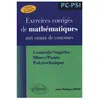 Ellipses Mathématiques aux oraux des concours - Centrale/Supélec Mines/Ponts Polytechnique - Filière PC-PSI