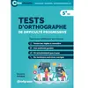 Studyrama Eds Tests d'orthographie de difficulté progressive