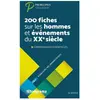 Studyrama Eds 200 fiches sur les hommes et événements du XXe siècle