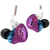 Écouteurs KZ ZST Casque filaire intra-auriculaires Violet / Sans micro...